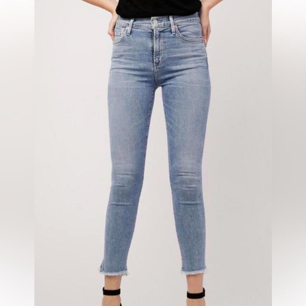 Citizen of humanity rocket crop high-rise jeans